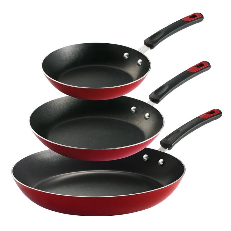 Tramontina Everyday 3 Pk Aluminum Nonstick Fry Pans (color may vary)