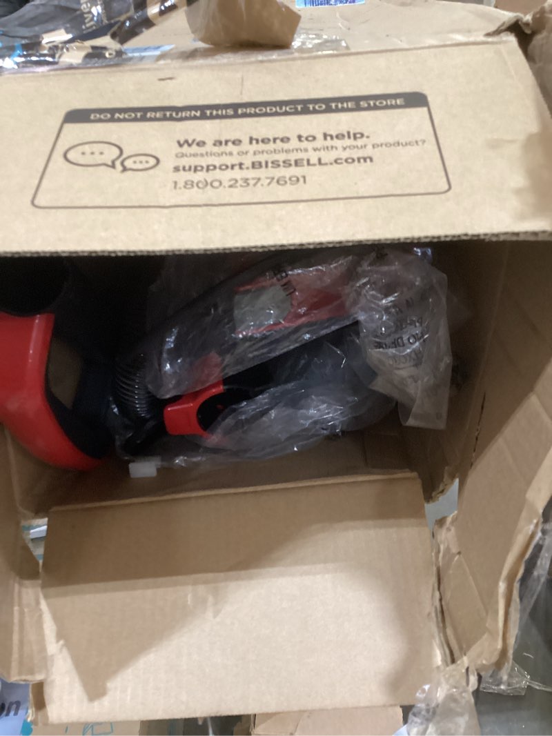 Condition photo showing As Is for Bissel Upright Vacuum