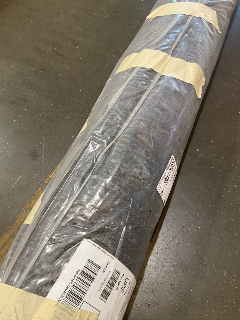 Condition photo showing As Is for loloi rifle paper co. maison collection mao-06 blue/multi 7'-6" x 9'-6", .19" pile height, area rug blue / multi 7'6" x 9'6" (rectangular)