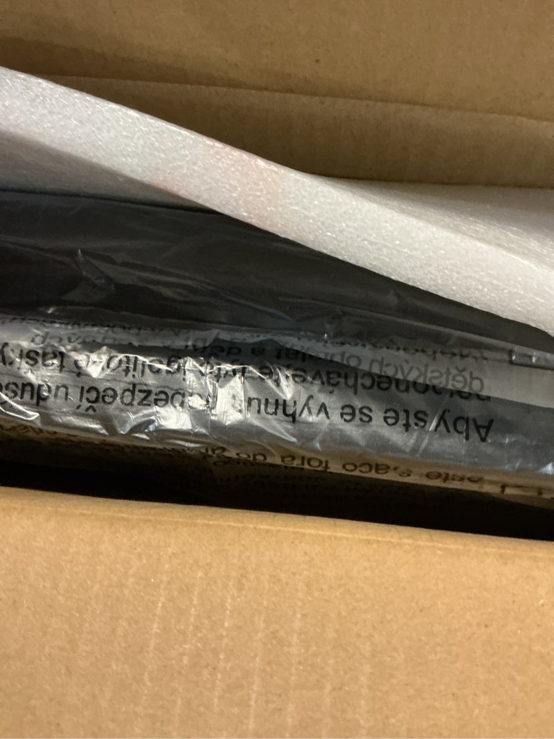 Condition photo showing New/Like New for 4 Ft Plastic Folding Table,Heavy Duty Portable Table for Indoor & Outdoor,Wood Grain Desktop & 350lbs Weight Capacity,Premium Solutions for Camping,Picnic,BBQ and Party 4FT-Black