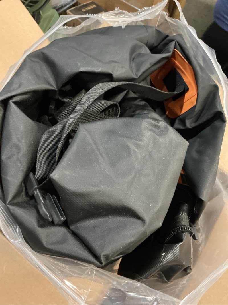 Condition photo showing As Is for Sailnovo rooftop cargo carrier suitable for all vehicles with or without rack