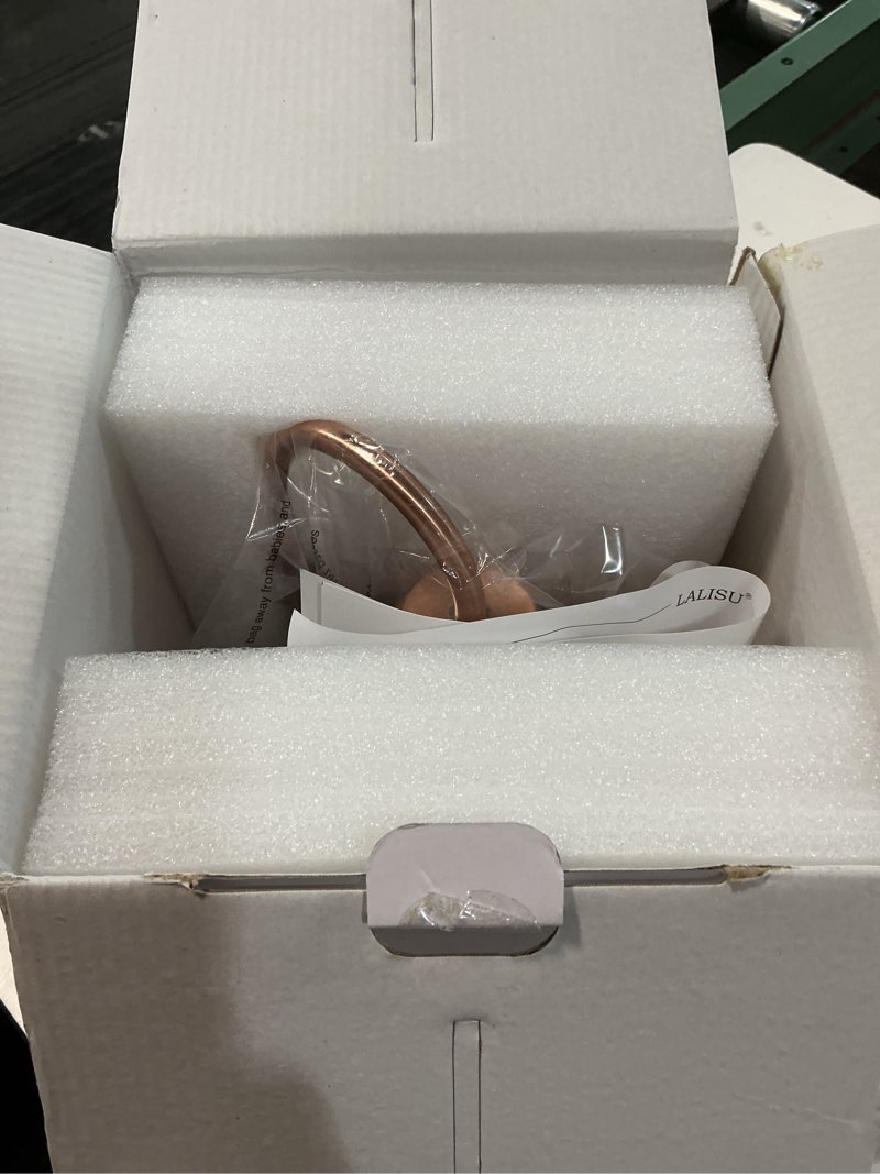 Condition photo showing Good Condition for yankee candle compatible dimmable metal candle lamp warmer - height adjustable, scented wax for home decor (rose gold) metal base-rose gold