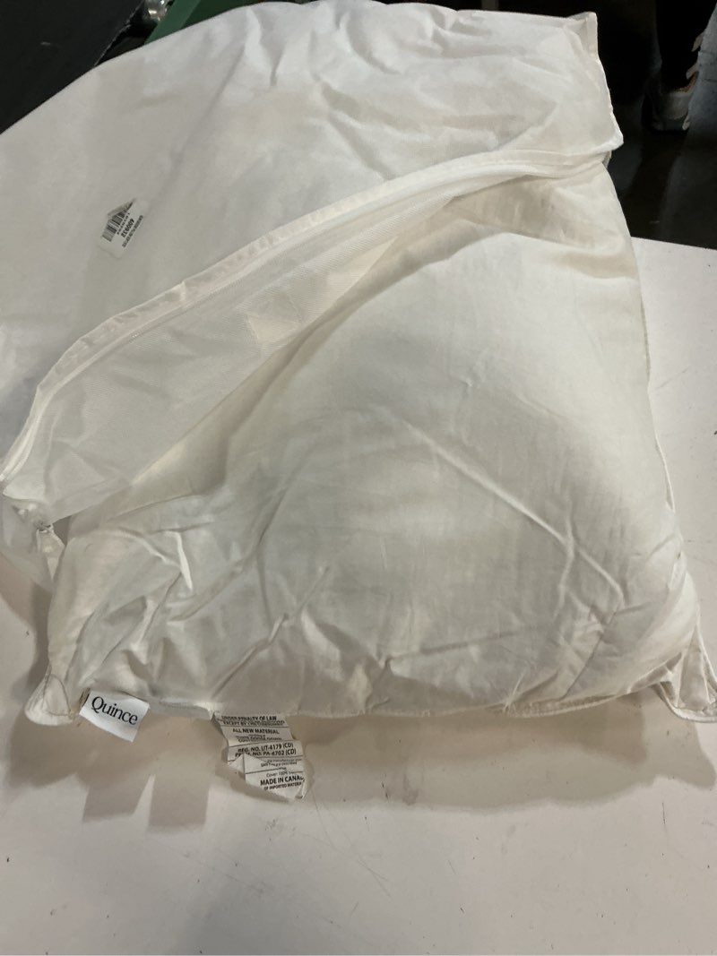 Condition photo showing Good Condition for quince luxe goose down pillow, standard, medium