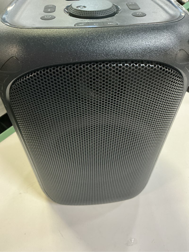 Condition photo showing As Is for onn medium party speaker gen. 2, 15.08"