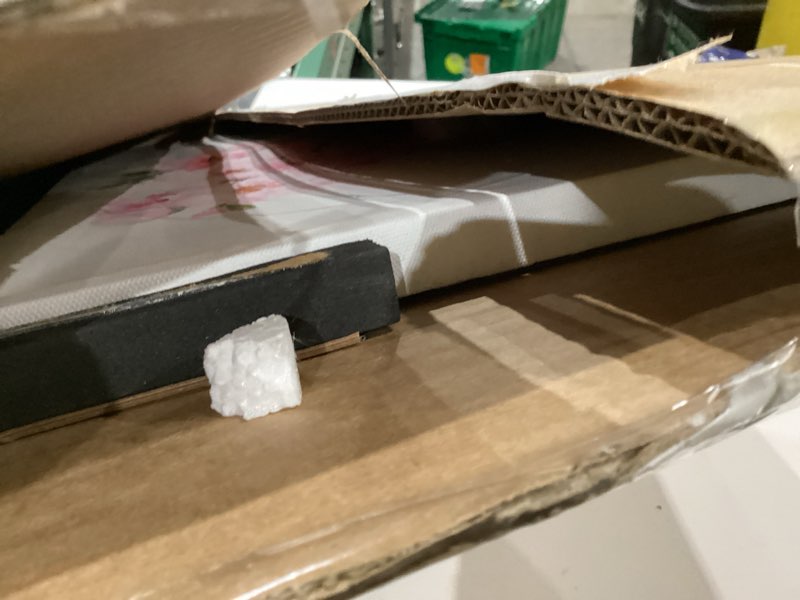 Condition photo showing New/Like New for Azartslr Pink Flower Canvas Wall Art, Farmhouse Rustic Floral Art Prints For Living Room, Vintage Bathroom Botancial Painting Poster, Plants Picture Kitchen Bedroom Decoration 16''W x 24''H Flower 02