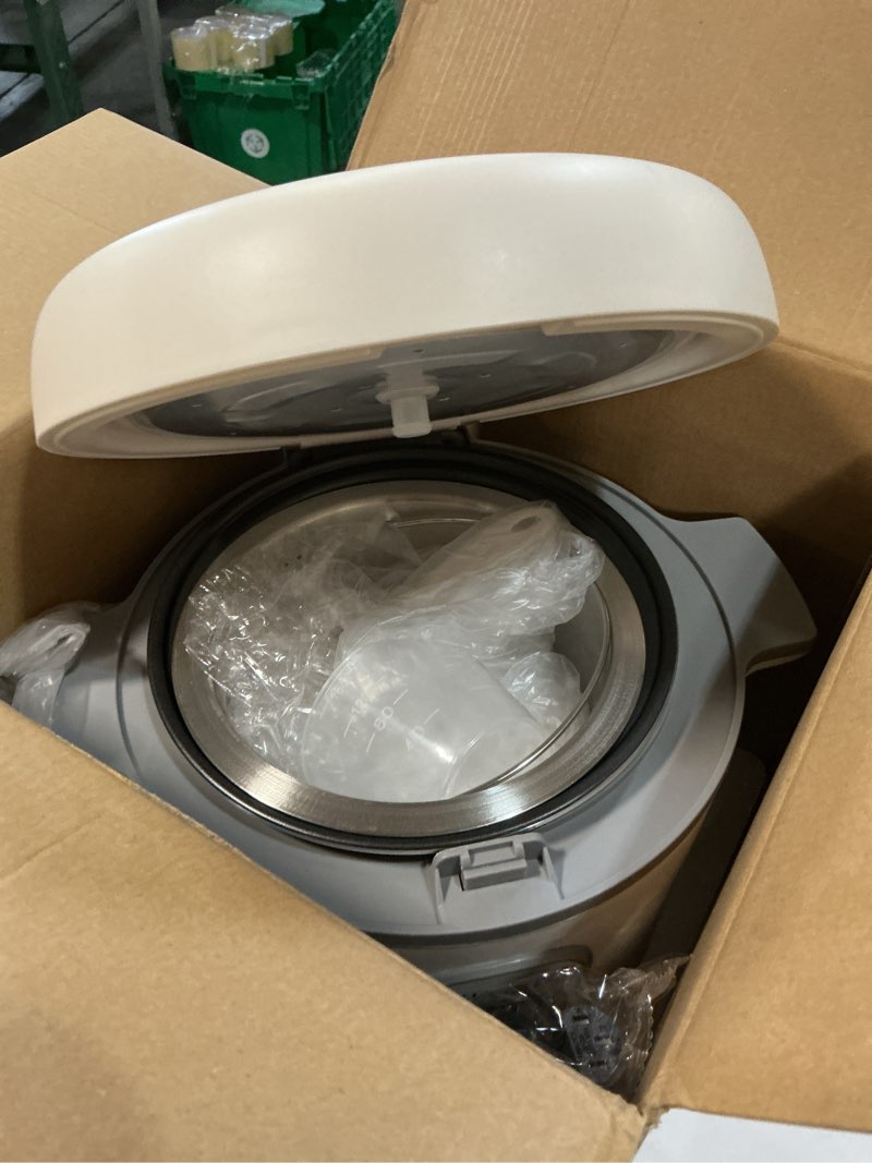 Condition photo showing Good Condition for tlog low carb rice cooker 2l(8 cups cooked), low sugar healthy rice maker with 304 stainless steel steamer basket, 5 cooking presets, 24h timer & keep warm function grey-9