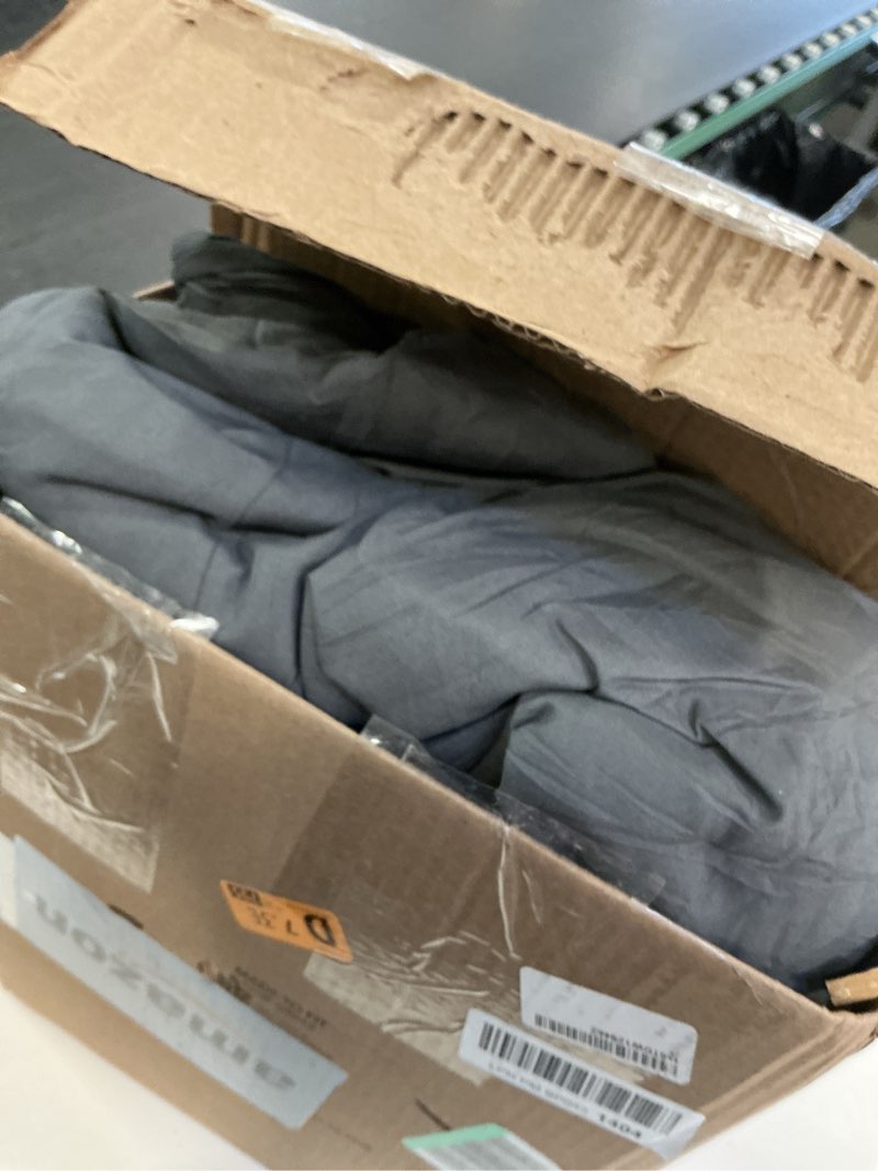 Condition photo showing Good Condition for Lux Decor Collection Twin Comforter All Season Down Alternative Quilted Comforter Duvet Insert with Corner Tabs - Duvet Insert Twin Comforter only (Twin, Grey)