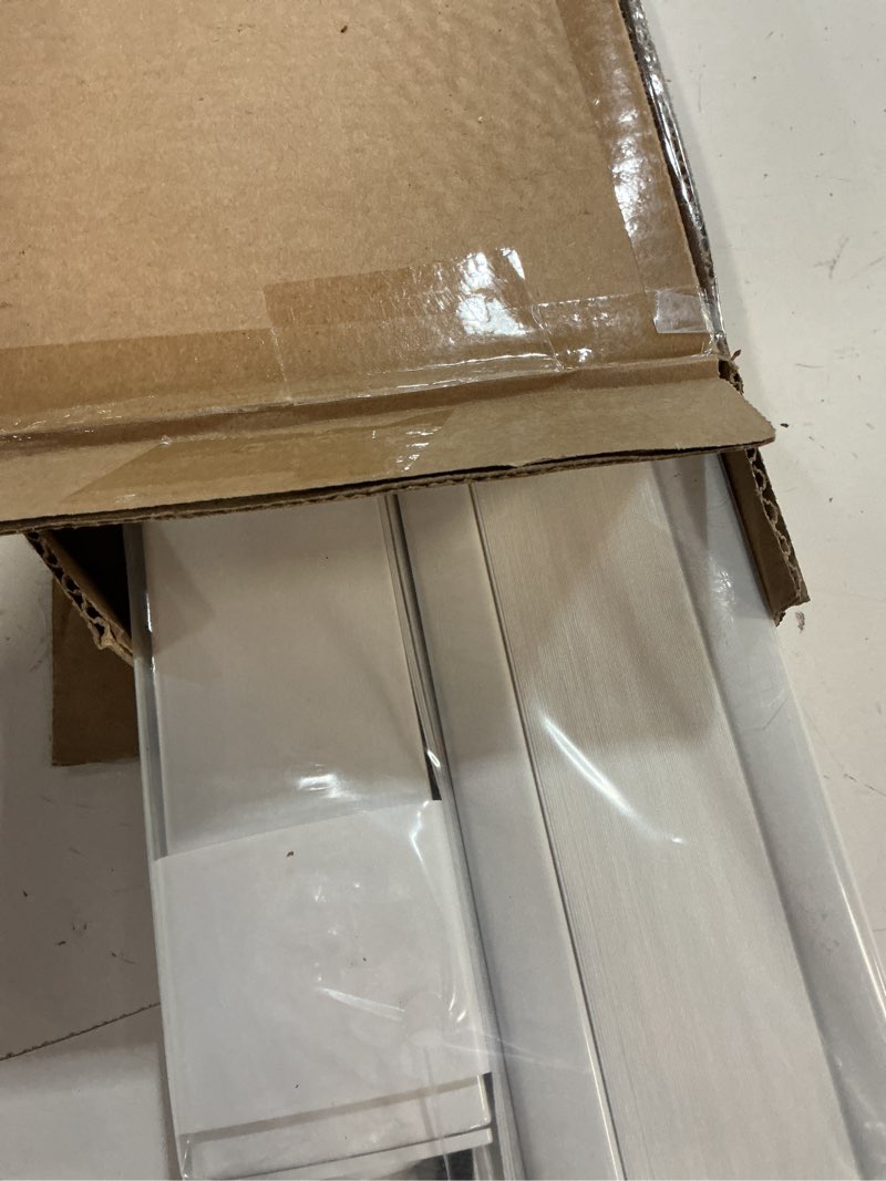 Condition photo showing New/Like New for lazblinds no tools no drill cordless cellular shades, top down bottom up (tdbu) honeycomb shades for home, light filtering thermal insulation blinds for windows, 22" w x 48" h, white light filtering - white 22" w x 48" h