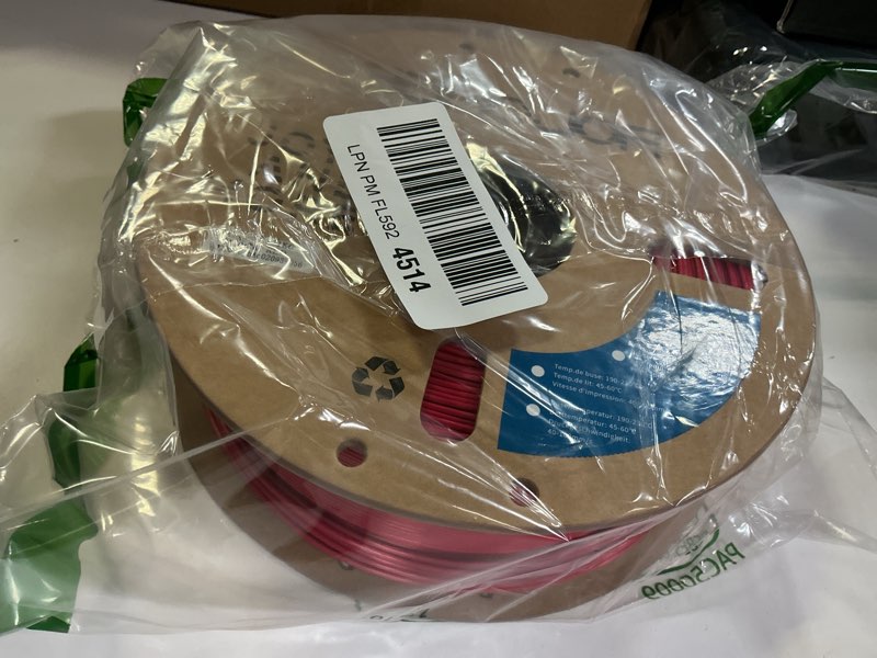 Condition photo showing Good Condition for Silk PLA Filament 1.75mm Black Red Dual Color PLA 3D Printer Filament 2 in 1 Coextrusion 1KG Spool(2.2lbs) 3D Printing Filament Dimensional Accuracy +/- 0.03mm