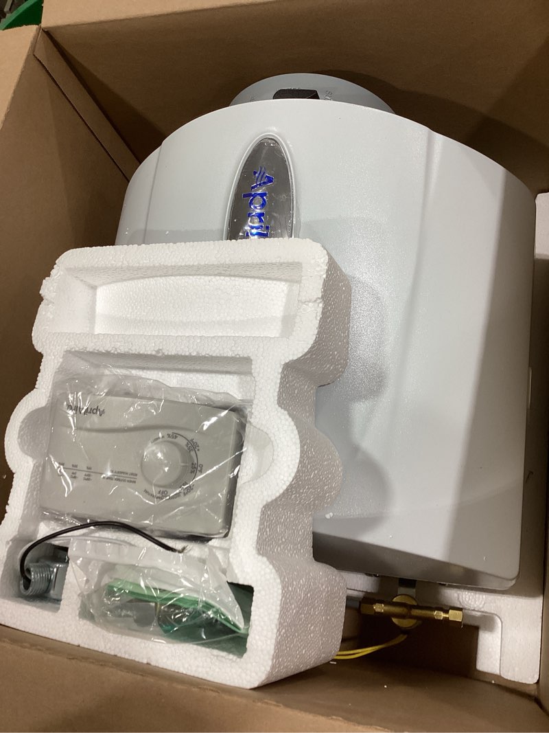 Condition photo showing Good Condition for AprilAire 600M 17-gal. Whole-House Large Bypass Evaporative Humidifier with Manual Control for up to 5,000 sq. ft. + AprilAire Model 5843 Humidifier Installation Kit Humidifier + Install Kit