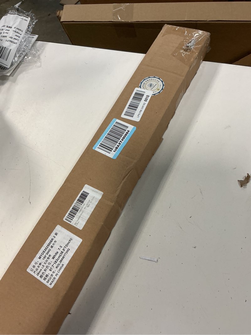 Condition photo showing New/Like New for changshade cordless roller shades blackout blinds for indoor windows,pull down darkening roller shade with uv protection and thermal window shades for home and office(38.5" w x 72" h,white) white(blackout) 38.5"w x 72"h