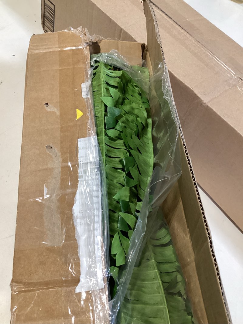 Condition photo showing Good Condition for forest prince 45" fake ferns, realistic large artificial bush plants, 2 artificial boston ferns with 59 fronds for outdoors planter indoor home garden porch decor green