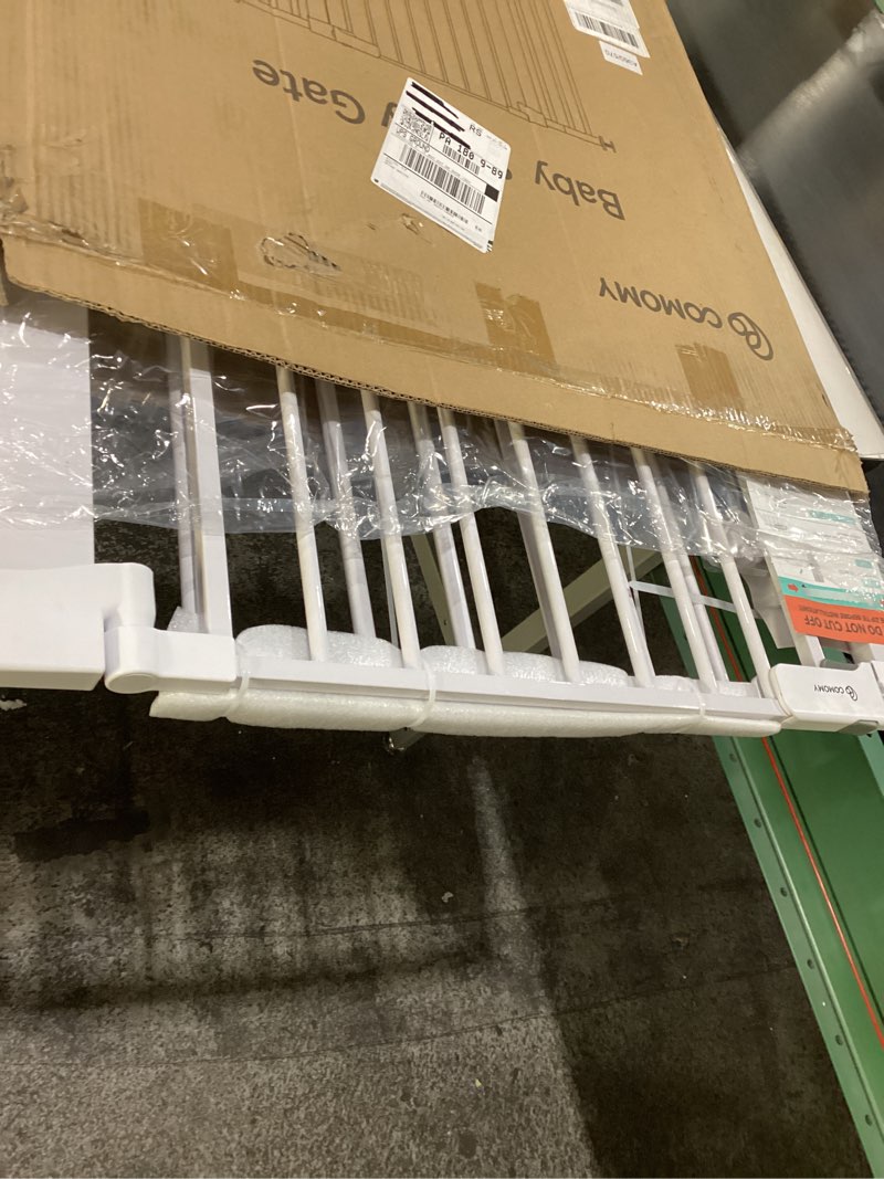 COMOMY 36" Extra Tall Baby Gate for Stairs Doorways, Fits Openings 29.5" to 48.8" Wide, Auto Close E