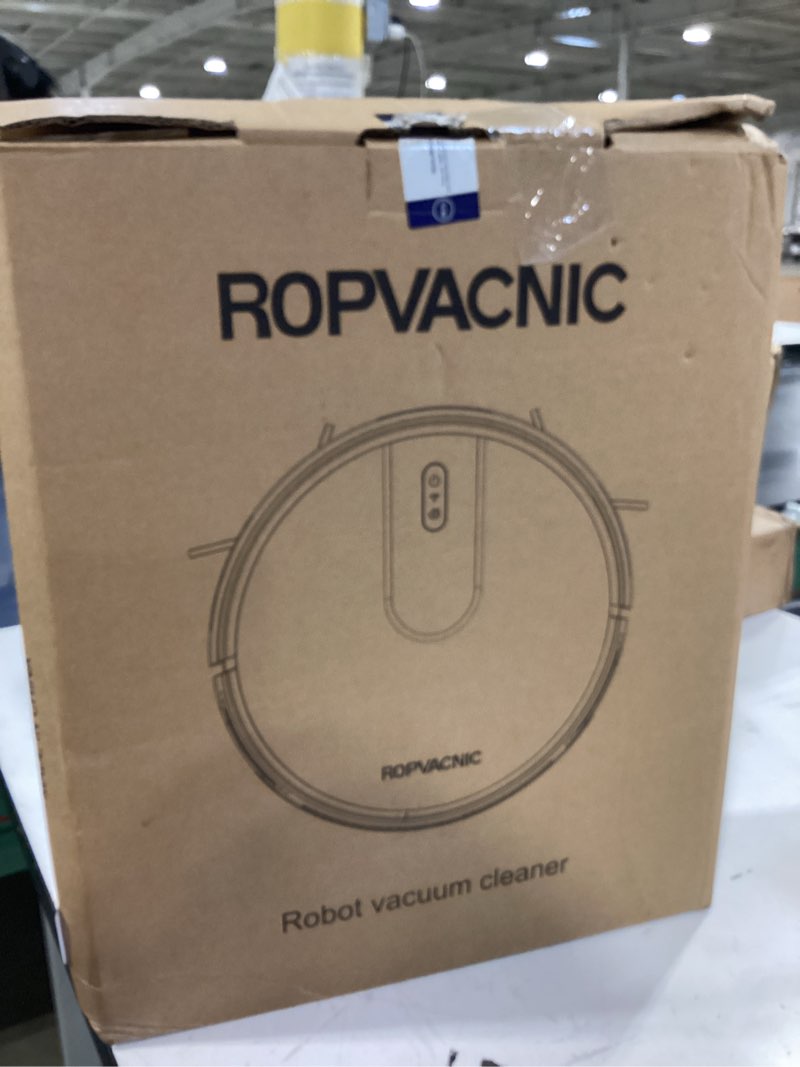Condition photo showing As Is for ropvacnic robot vacuum cleaner robot vacuum and mop combo with 5200pa suction, personalized cleaning adjustments, self-charging robotic vacuum cleaner, advanced obstacle avoidance