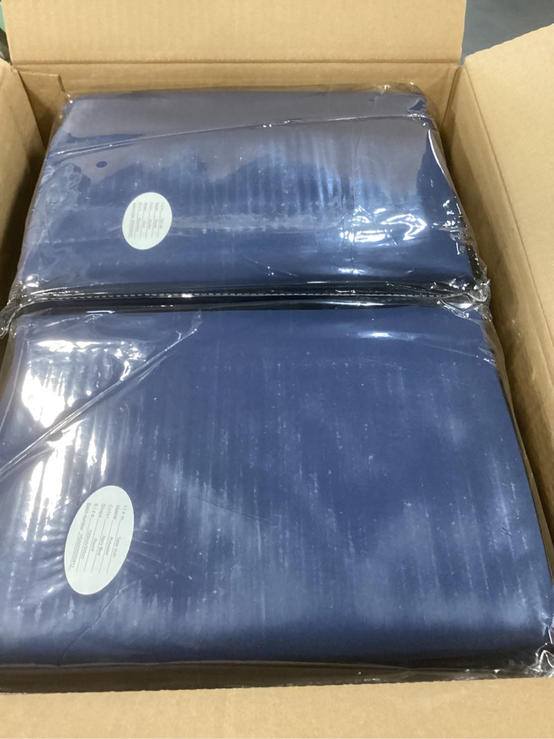 Condition photo showing Good Condition for 12 pack navy blue rectangle tablecloths for 6 foot tables,waterproof dark blue table clothes in bulk for wedding,polyester stain resistant rectangle table cover for party buffet camping 60 x102 inch navy blue 12 packs - 60x102 inch - rectangle