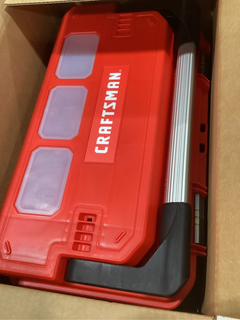Condition photo showing Good Condition for CRAFTSMAN Tool Box, Tool Storage, Lockable, Red/Black, 20 Inch (CMST20320L)