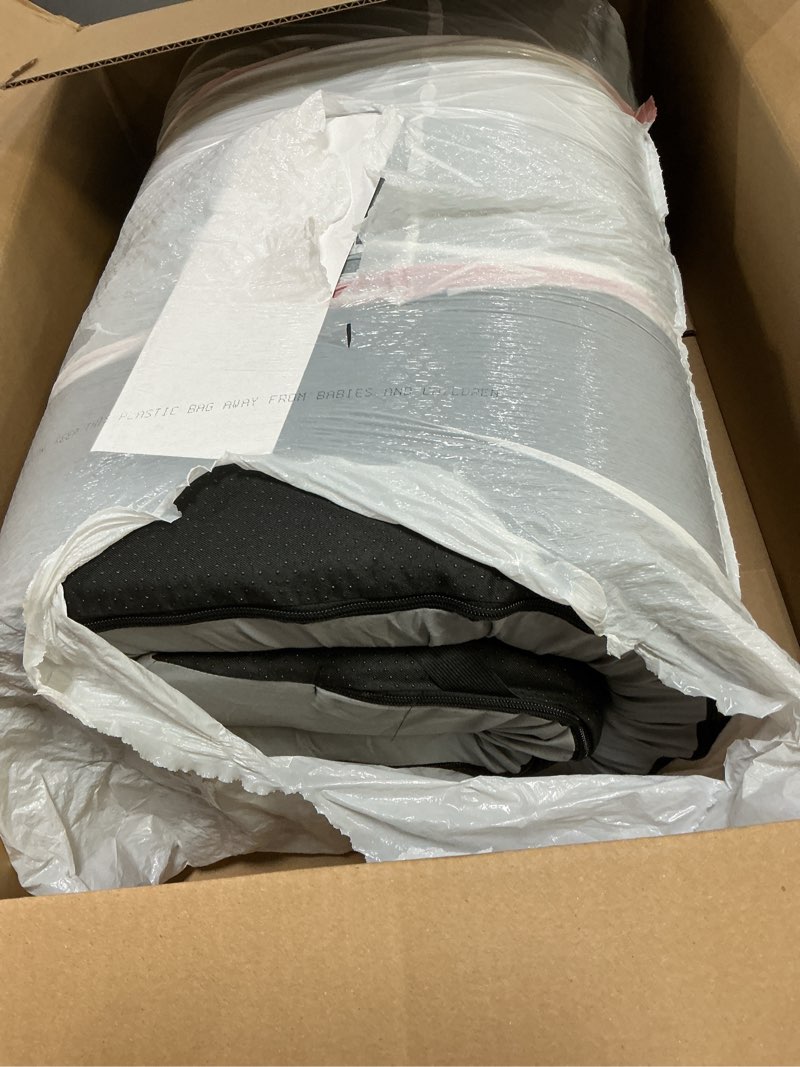 Condition photo showing Good Condition for cymula memory foam camping mattress pad,3inch sleeping pad for camping,non-slip bottom floor cot mattress bed with retaining portable roll up mattress pad mat for travel truck guest bed tent