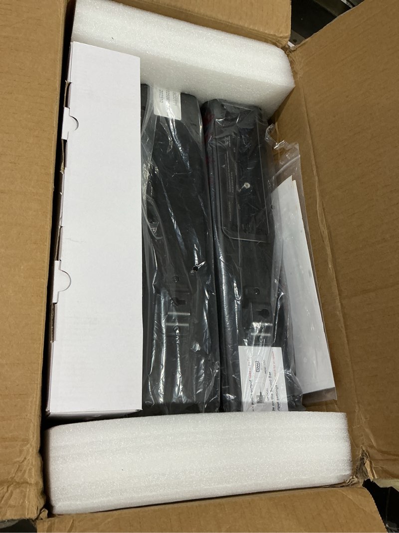 Condition photo showing Good Condition for TV Sound Bar, Soundbar with RGB LED Lights & 2.1CH Bluetooth Speaker Surround System, 180W Surround Sound, AUX/Optical/HDMI ARC Home Theater Speaker, 2 in 1 Detachable for Smart TV/Projector/Gaming/PC