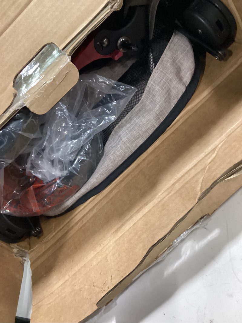 Condition photo showing Good Condition for ROODO 3 Wheel Dog Pet Cat Stroller Best Lightweight Foldable Compact Portable Jogger All Terrain Travel Pet Gear Puppy Kitty Stroller for up to 30lbs Medium Small Dogs and Cats(Light Khaki)