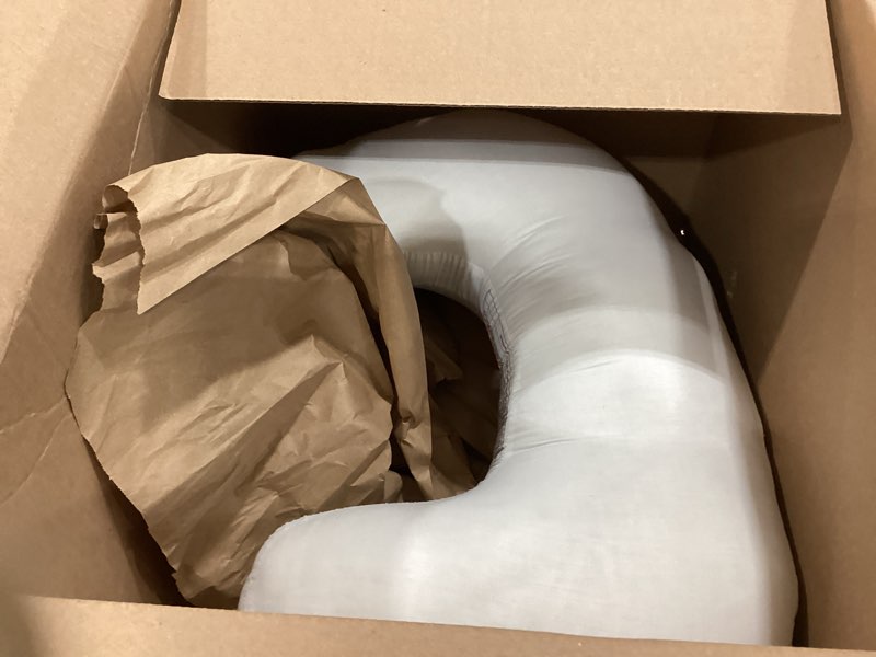 Condition photo showing Good Condition for boppy nursing pillow, bare naked - larger, more supportive pillow for breastfeeding and bottle feeding with higher lift; baby safety alliance verified bare naked new nursing pillow