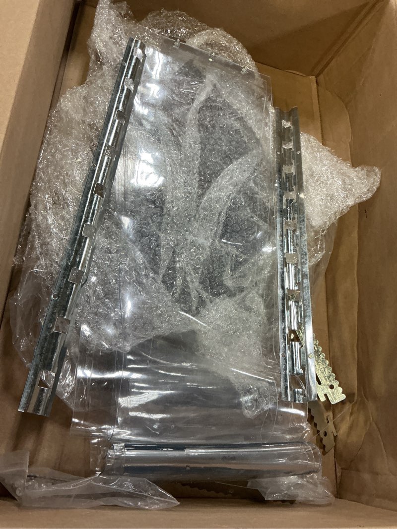 Condition photo showing Good Condition for juexica 36 x 84 inch pvc strip door curtain kit, heavy duty waterproof clear door curtain for walk-in cooler, freezer, warehouse & garage, hurricane shutters, energy saving and easy install(clear) clear 36 x 84 inch