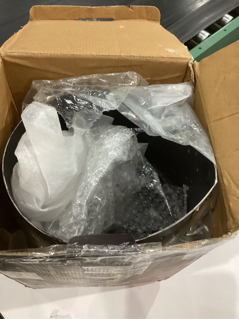 Condition photo showing As Is for Szco Supplies 14” Decorative Barrel Brass Helm Crusader Helmet (910902)