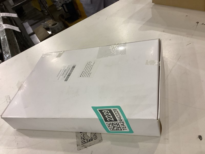 Condition photo showing New/Like New for 12 Pcs Christmas Paper Snowflake Lanterns, 3D Christmas Paper Star Lanterns with LED Lights, 10/12 Inch White Hanging Snowflake Lamps for Xmas Winter Frozen Weddings New Year Party Decorations White 12pcs