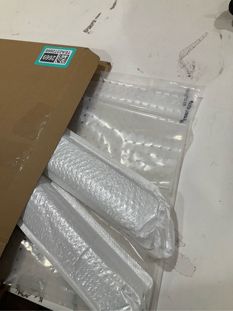 Condition photo showing As Is for Acrylic Fish Tank Divider,75 Gallon Tank Divider,Adjustment Clear Fish Tank Separator Set with Suction Cups (75gal/125gallon) 18''x20''(75/125gal)