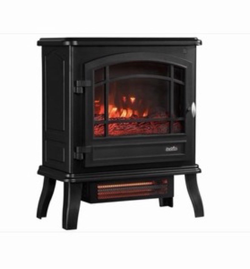 MODEL DFI-591-01 Duraflame 3D Infrared Quartz Electric Fireplace Stove Heater, Black DFI-591-01Duraflame