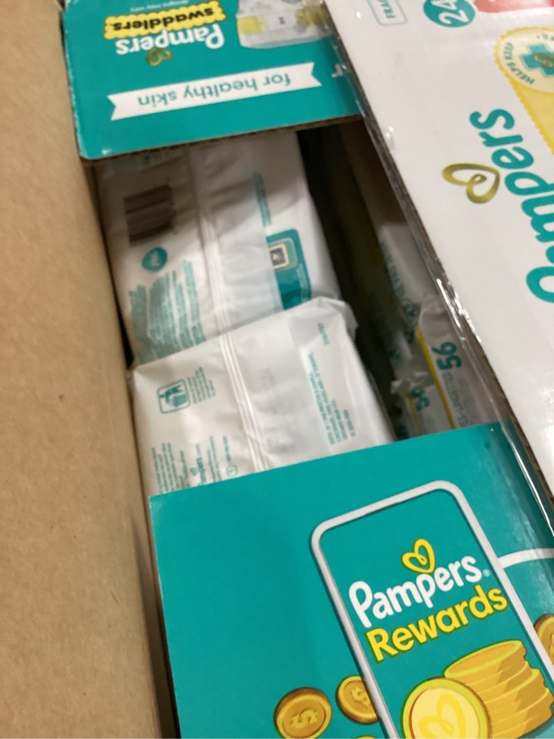 Condition photo showing New/Like New for pampers sensitive baby wipes, clinically proven, fragrance free, unscented, water based, hypoallergenic, multi-use, hand wipes 1344 wipes total (24x flip-top packs) [packaging may vary] 84 count (pack of 16)