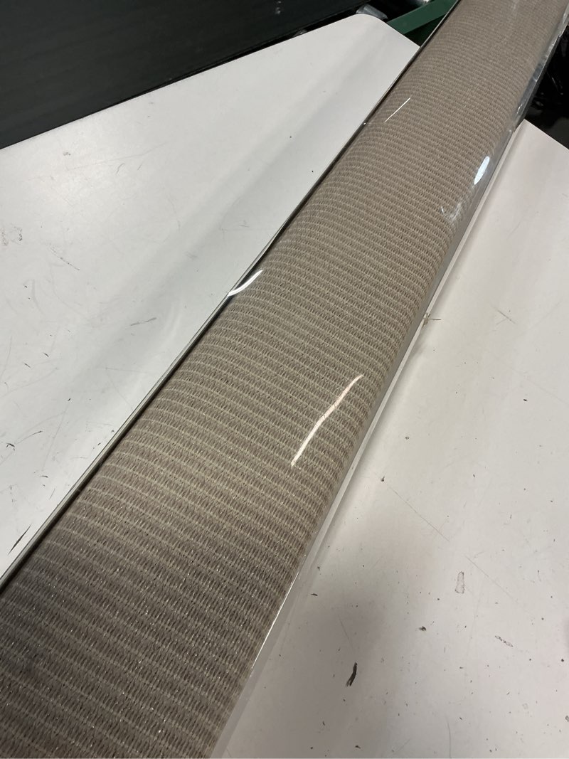 Condition photo showing Good Condition for aosky outdoor roller shades?cordless patio shades roll up outdoor blinds?roller blinds cloth for porch pergola balcony backyard windows?96" w x 72" h?sesame
