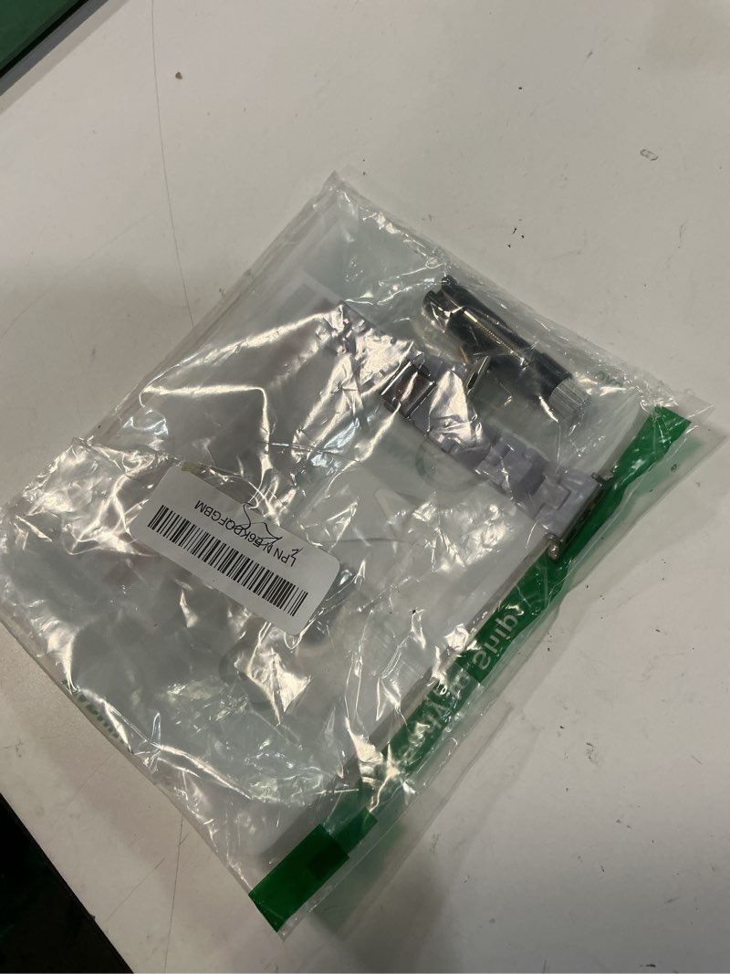 Condition photo showing As Is for solace bands slim matte resin watch band - universal fit for apple watch bands for women and men, iwatch bands for 38mm 40mm 41mm 42mm 44mm 45mm 49mm ultra, se and series 11 10 9 8 7 6 5 4 3 2 1 white crystal/silver hardware 38/40/41/42/44/45 mm