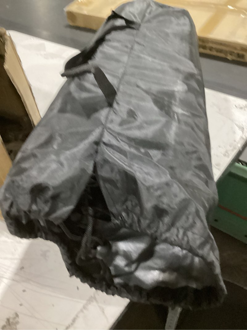Condition photo showing Good Condition for bike storage tent outdoor - upgraded portable bicycle storage sheds with 210d oxford fabric pu5000 waterproof for 2-3 bikes, bike tent/bike shed/bike cover for motorcycle, garden tools, etc