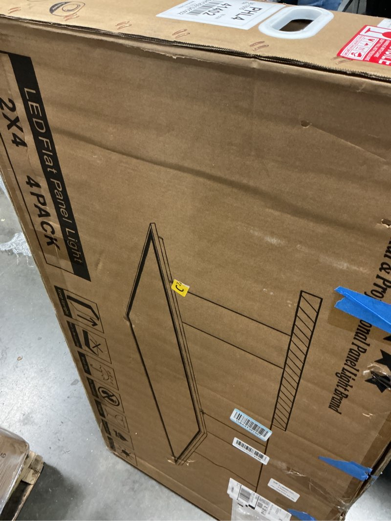 Condition photo showing Good Condition for aikvsxer 1 pack 2x2 led flat panel light - selectable 5 cct 3000k-6500k & 5 wattage 30-50w 5500lm 0-10v dimmable 2x2 led drop ceiling lights 120-277v for commercial and home 2x2-1p