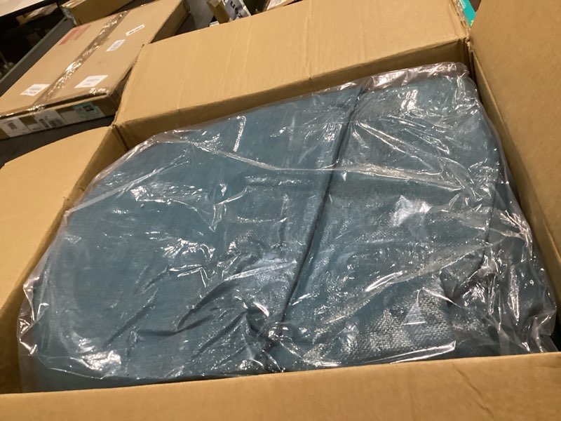 Condition photo showing New/Like New for solar pool cover 18 foot round, 10mil blue bubble pool blanket for inground & above-ground pools | solar heating cover | uv-resistant & energy efficient 18 ft round