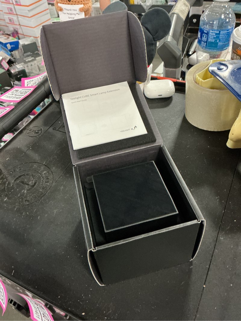 Condition photo showing Good Condition for yeelight matrix light extension for cube smart lamp, 16 million colors option, rgbic individual addressable, dynamic lighting, music flow, wifi connected, app control, for bedroom, living room, cube*1 matrix lamp