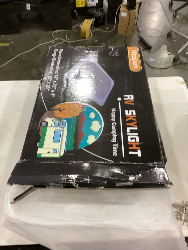 Condition photo showing New/Like New for RV Skylight Thick RV Skylight Replacement Durable RV Skylight Cover 18”x26” Fitting 14" x 22" RV Skylight Dome Opening UV Resistant for Camper Trailer Skylight (Clear)