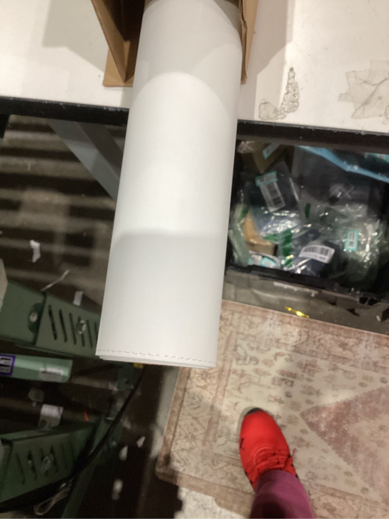 Condition photo showing Good Condition for Leather Desk Protector, 47in*23.7in Large Mat with Natural Cork & PU Leather, Mouse Pad, Non-Slip Office Mat, Waterproof Writing Pad for Office and Home (Ivory White) 47in*23in White