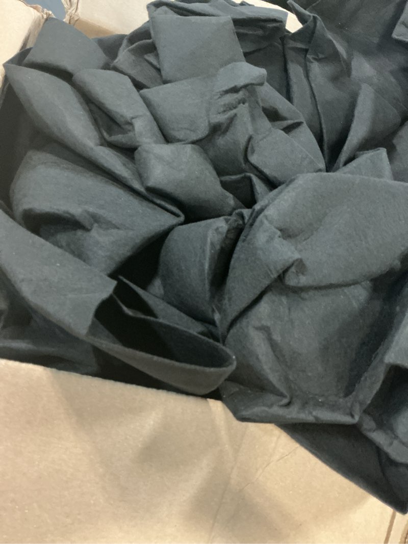 Condition photo showing As Is for 78"x90" black underfelt carpet for speaker, sub box carpet, auto, rv, boat, marine, truck, car trunk felt fabric material