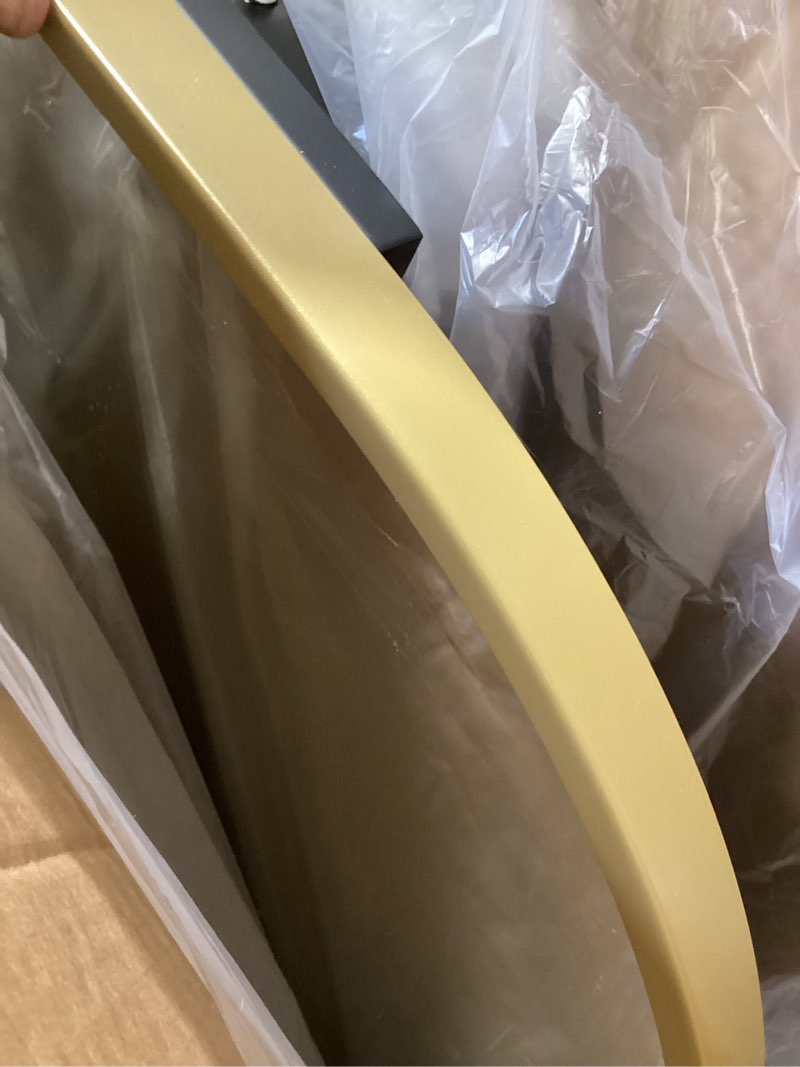 Condition photo showing Good Condition for medicine cabinets for bathroom, brush gold arched medicine cabinet recessed or surface wall-mounted,modern bathroom vanity mirror with storage, mirrored cabinet with adjustable shelves,20x30 inch brush gold 20*30inch