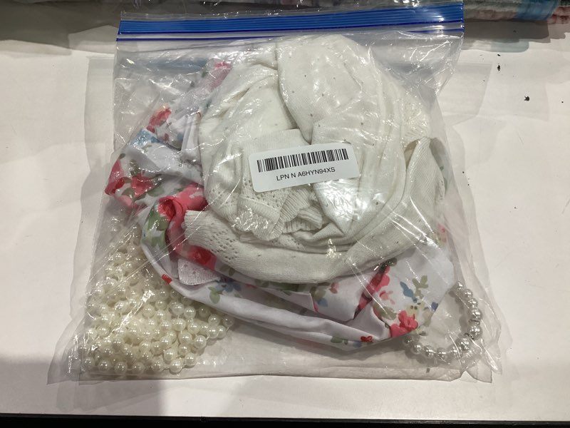 Condition photo showing Good Condition for MGparty 100th Day of School Costume for Girls, Old Lady Costume for Kids, Grandma Cosplay Dress Up Accessories 120cm