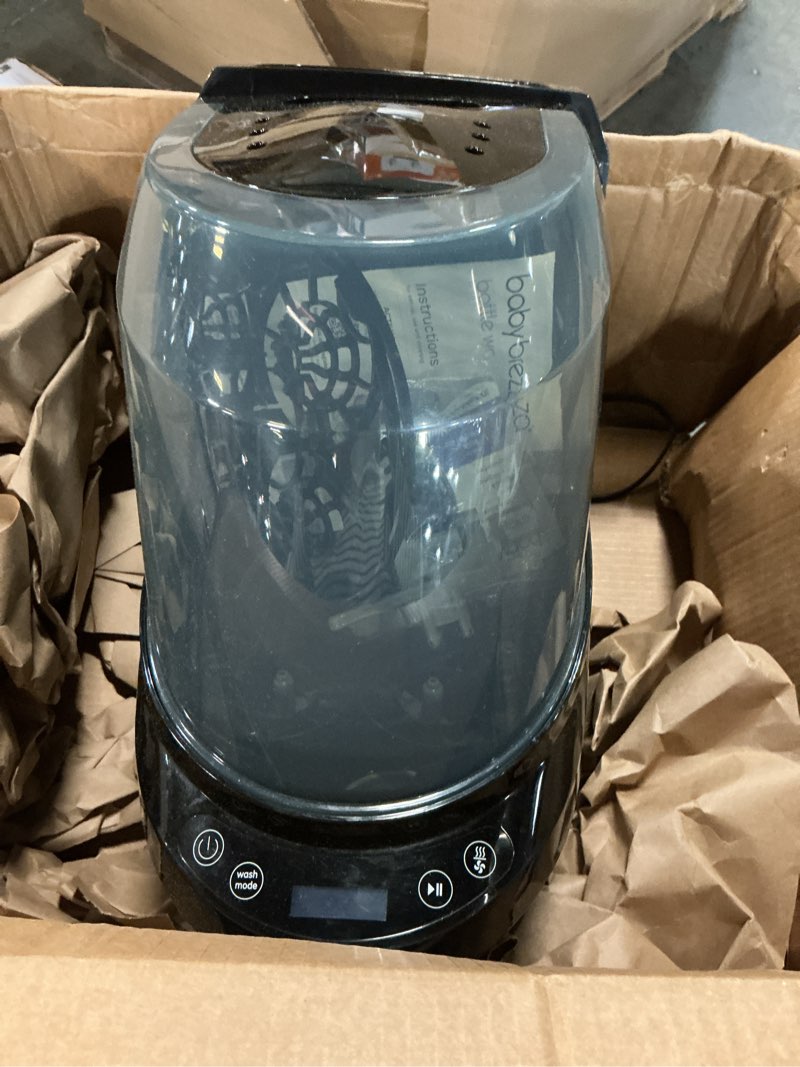 Condition photo showing As Is for baby brezza bottle washer pro, charcoal