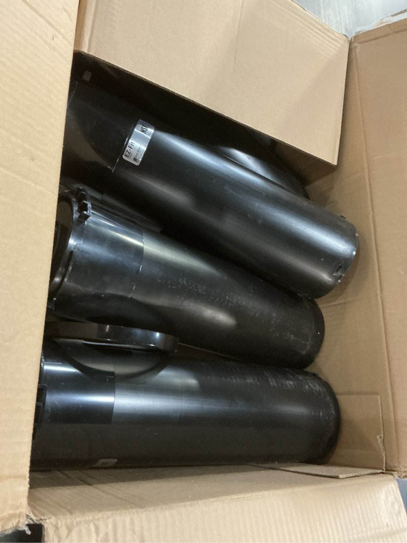 Condition photo showing As Is for San Jamar One-Size-Fits-All Ez-Fit In-Counter Cup Dispenser Fits 8-46 Oz Cups with Interchangeable Gaskets for Restaurants, Dining Halls, and Fast Food, Plastic, 18 Inches, Black