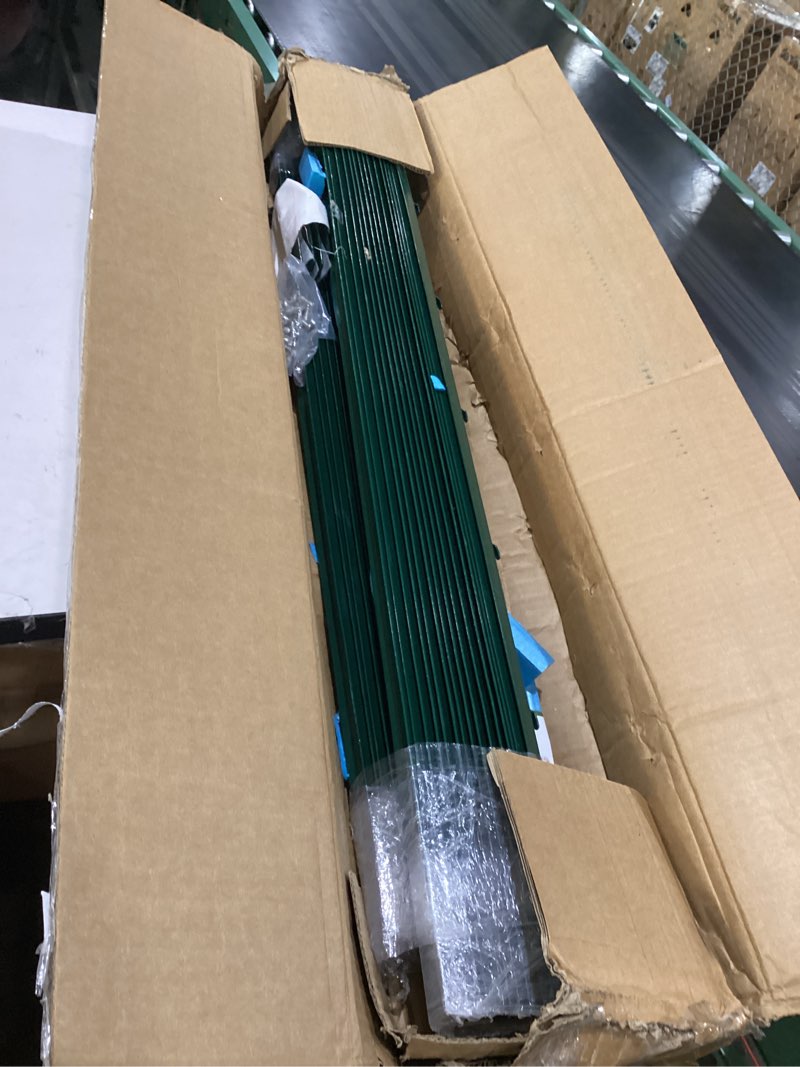 Condition photo showing Good Condition for forehogar metal fence post green splicing 6 feet, pack of 15, t posts for fences wire mesh, no dig steel stakes fencing for garden yard farm outdoor light duty