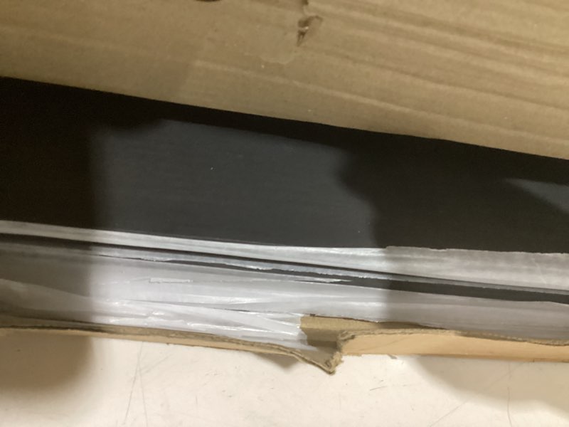 Condition photo showing Good Condition for smooth black drop ceiling tile 2ft x 2ft, pvc ceiling panel – waterproof, washable and fire-rated - high-grade pvc to prevent breakage-package of 12 tiles black 2x2