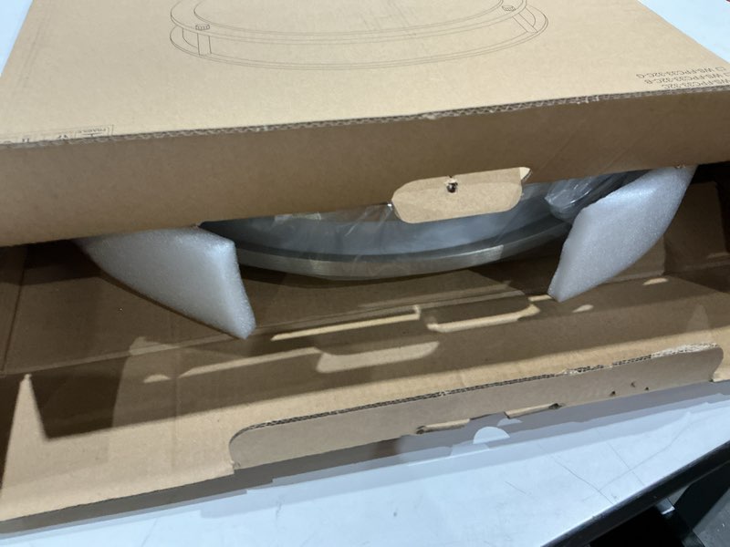 Condition photo showing Good Condition for dllt flush mount led ceiling light: 16 inch 5cct (3000k-6000k) & dimmable ceiling light fixtures for bedroom hallway - 36w modern brushed nickel super bright kitchen lighting fixtures ceiling 1pack-16inch nickel