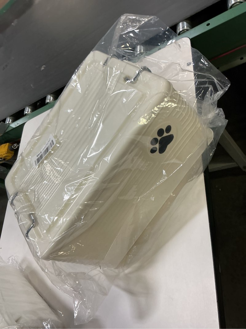 Condition photo showing Good Condition for Dog Toy Basket Medium, Collapsible Pet Toy Organizer Box,Outdoor Dog Toy Bin,Waterproof Durable Plastic Bin For Toys, Leashes, And Accessories