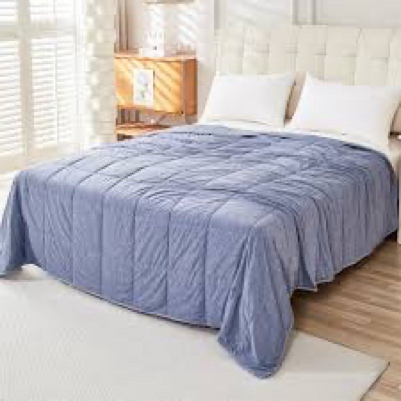 Cooling Coverlet Blanket Set for Hot Sleepers,Ultra-Soft Lightweight Microfiber Quilt,Cool Breathabl