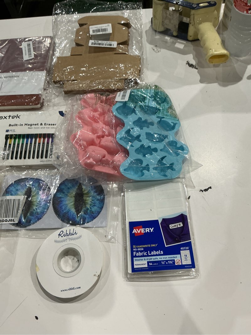 Condition photo showing As Is for arts and craft supplies