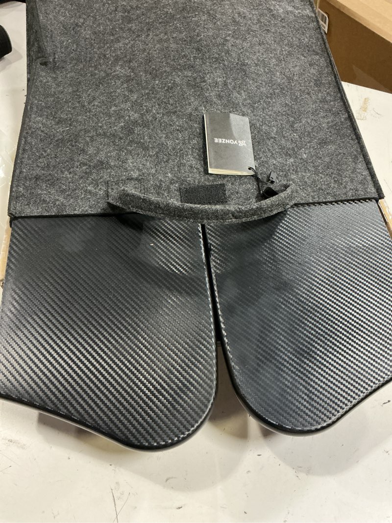 Condition photo showing Good Condition for yonzee foldable desk food tray (carbon edition) for tesla model y model 3 s x y juniper- upgraded table with support leg for dining, in-car work, travel and outdoor (1 pack)
